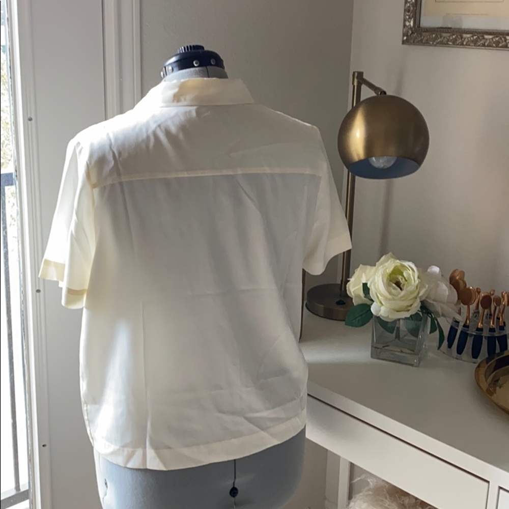 Silk Button Tee - image 3